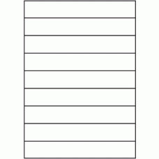 805 - Back Slit parallel to Short Edge - 8 slits, 47mm apart 