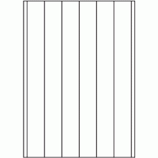 809 - Back Slit parallel to Long Edge - 7 slits, 50mm apart 