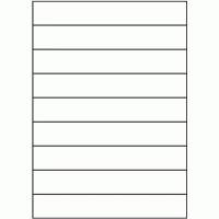 812 - Back Slit parallel to Short Edge - 8 slits, 50.1mm apart