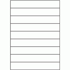 812 - Back Slit parallel to Short Edge - 8 slits, 50.1mm apart 