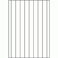 813 - Back Slit parallel to Long Edge - 9 slits, 35mm apart