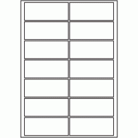 831 - A3 Label Size 135mm x 55mm - 14 labels per sheet