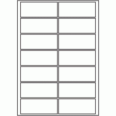 831 - A3 Label Size 135mm x 55mm - 14 labels per sheet 