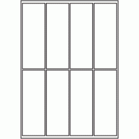 833 - A3 Label Size 200mm x 69mm - 8 labels per sheet