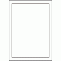 836 - SR-A3 Label Size 280mm x 400mm - 1 labels per sheet