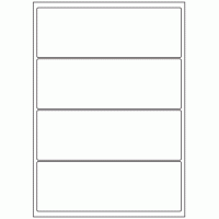 410 - Label Size 200mm x 69mm - 4 labels per sheet 410 - Label Size 200mm x 69mm - 4 labels per sheet
