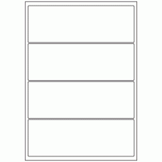 410 - Label Size 200mm x 69mm - 4 labels per sheet 