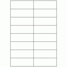 415 - Label Size 105mm x 36.9mm - 16 labels per sheet 