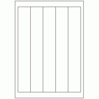 416 - Label Size 261mm x 38.5mm - 5 labels per sheet 416 - Label Size 261mm x 38.5mm - 5 labels per sheet