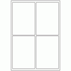 417 - Label Size 97mm x 140mm - 4 labels per sheet 