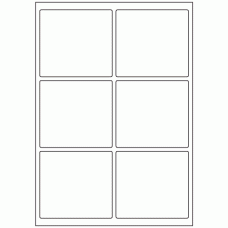 418 - Label Size 97mm x 89mm - 6 labels per sheet 