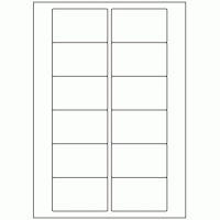 426 - Label Size 77mm x 46.5mm - 12 labels per sheet