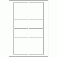 426 - Label Size 77mm x 46.5mm - 12 labels per sheet 