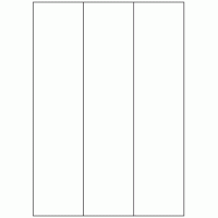 427 - Label Size 70mm x 295.2mm - 3 labels per sheet