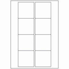 428 - Label Size 70mm x 71mm - 8 labels per sheet 