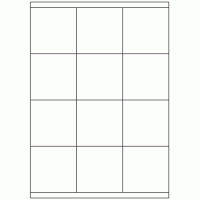 429 - Label Size 70mm x 70mm - 12 labels per sheet