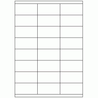 431 - Label Size 70mm x 35mm - 24 labels per sheet