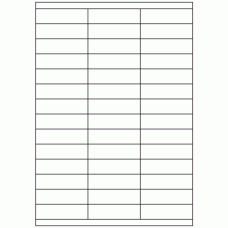 433 - Label Size 70mm x 20mm - 42 labels per sheet 