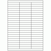 434 - Label Size 70mm x 12mm - 69 labels per sheet