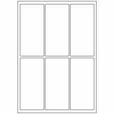 437 - Label Size 64mm x 138mm - 6 labels per sheet 
