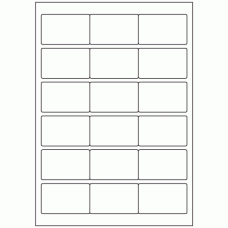 440 - Label Size 65mm x 40mm - 18 labels per sheet 