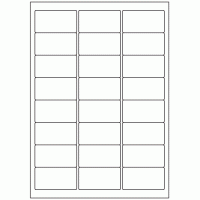443 - Label Size 63.5mm x 34mm - 24 labels per sheet