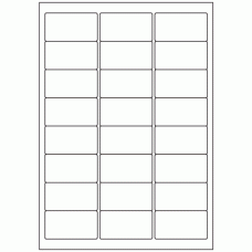 443 - Label Size 63.5mm x 34mm - 24 labels per sheet 