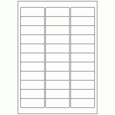 444 - Label Size 63.5mm x 24mm - 33 labels per sheet 