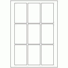 446 - Label Size 55mm x 90mm - 9 labels per sheet 