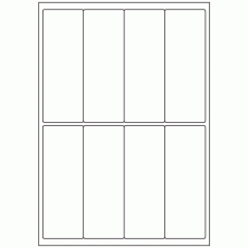 447 - Label Size 50mm x 138mm - 8 labels per sheet 