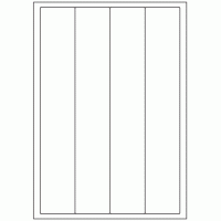 450 - Label Size 48mm x 284mm - 4 labels per sheet 450 - Label Size 48mm x 284mm - 4 labels per sheet