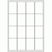 451 - Label Size 48mm x 71mm - 16 labels per sheet 451 - Label Size 48mm x 71mm - 16 labels per sheet