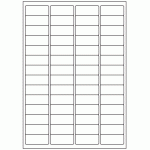 453 - Label Size 48mm x 20mm - 56 labels per sheet