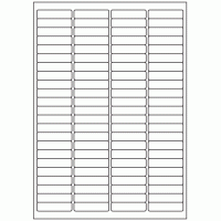 454 - Label Size 48mm x 12mm - 92 labels per sheet 454 - Label Size 48mm x 12mm - 92 labels per sheet
