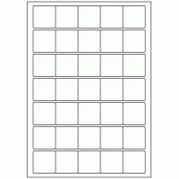 455 - Label Size 38mm x 38mm - 35 labels per sheet