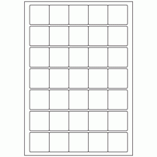 455 - Label Size 38mm x 38mm - 35 labels per sheet 