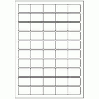 456 - Label Size 38mm x 25.4mm - 50 labels per sheet