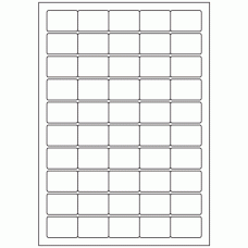 456 - Label Size 38mm x 25.4mm - 50 labels per sheet 