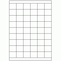 457 - Label Size 35mm x 30mm - 54 labels per sheet