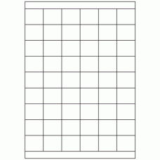 457 - Label Size 35mm x 30mm - 54 labels per sheet 