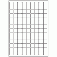 461 - Label Size 20mm x 20mm - 126 labels per sheet