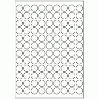 466 - Label Size 20mm dia - 108 labels per sheet 466 - Label Size 20mm dia - 108 labels per sheet