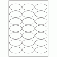 477 - Label Size 65mm x 35mm - 21 labels per sheet