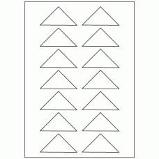 483 - Label Size 50mm x 50mm x 70.7mm - 14 labels per sheet 