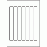 484 - Label Size 220mm x 23mm - 7 labels per sheet 484 - Label Size 220mm x 23mm - 7 labels per sheet