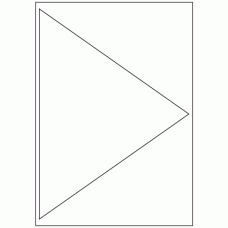 487 - Label Size 200mm x 279.4mm - 1 label per sheet 