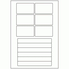 494 - Label Size Video Set - 6 sets per sheet 