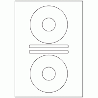 496 - Label Shape - CD - 2 sets per sheet 496 - Label Shape - CD - 2 sets per sheet