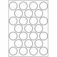 502 - Label Size 44mm x 44mm - 25 labels per sheet 502 - Label Size 44mm x 44mm - 25 labels per sheet