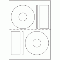 504 - Label Type - CD - 2 sets per sheet